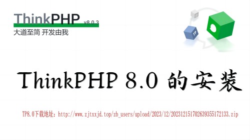 【视频】新版升级啦！ThinkPHP8.0的安装与初运行体验